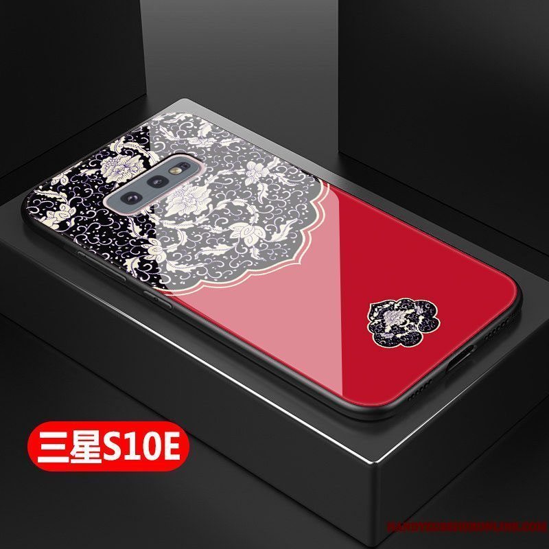 Etui Samsung Galaxy S10e Kreativ Telefonhård, Cover Samsung Galaxy S10e Mode Glas Kinesisk Stil