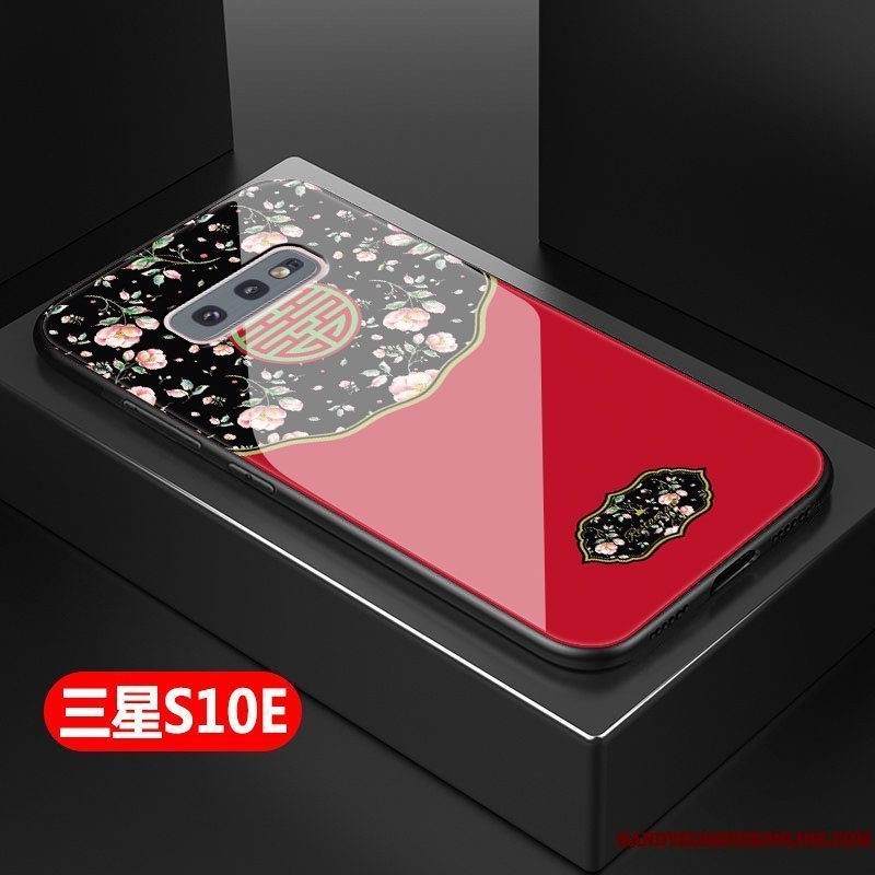 Etui Samsung Galaxy S10e Kreativ Telefonhård, Cover Samsung Galaxy S10e Mode Glas Kinesisk Stil