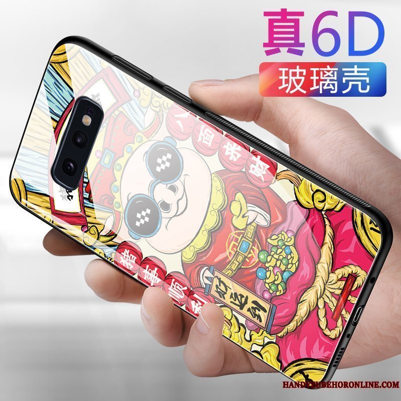 Etui Samsung Galaxy S10e Kreativ Telefonrød, Cover Samsung Galaxy S10e Silikone Anti-fald Af Personlighed