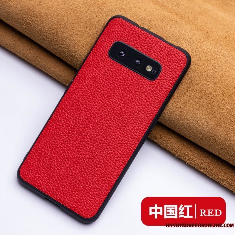 Etui Samsung Galaxy S10e Læder Simple Anti-fald, Cover Samsung Galaxy S10e Tasker Af Personlighed High End