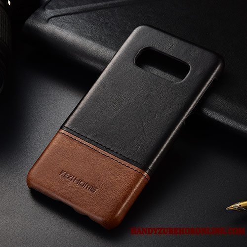 Etui Samsung Galaxy S10e Læder Telefontynd, Cover Samsung Galaxy S10e Rød