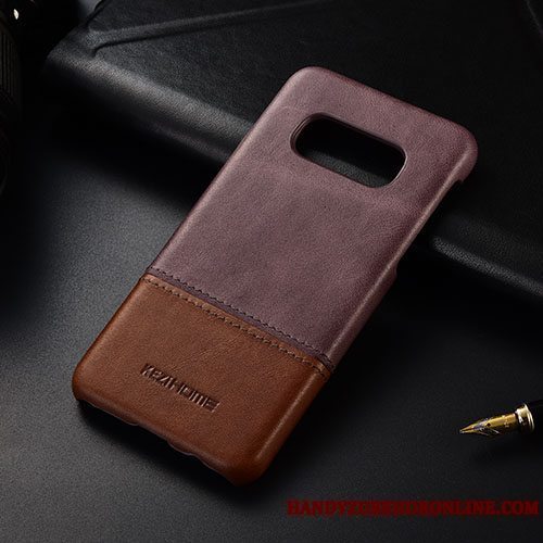 Etui Samsung Galaxy S10e Læder Telefontynd, Cover Samsung Galaxy S10e Rød