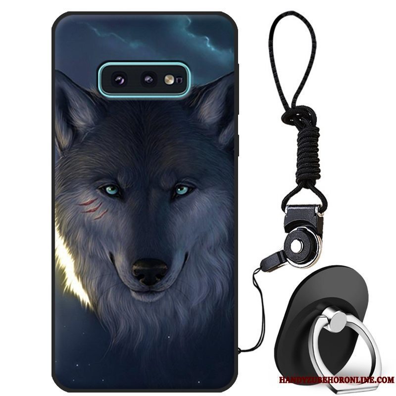 Etui Samsung Galaxy S10e Silikone Anti-fald Trendy, Cover Samsung Galaxy S10e Mode Ungdom Lyserød