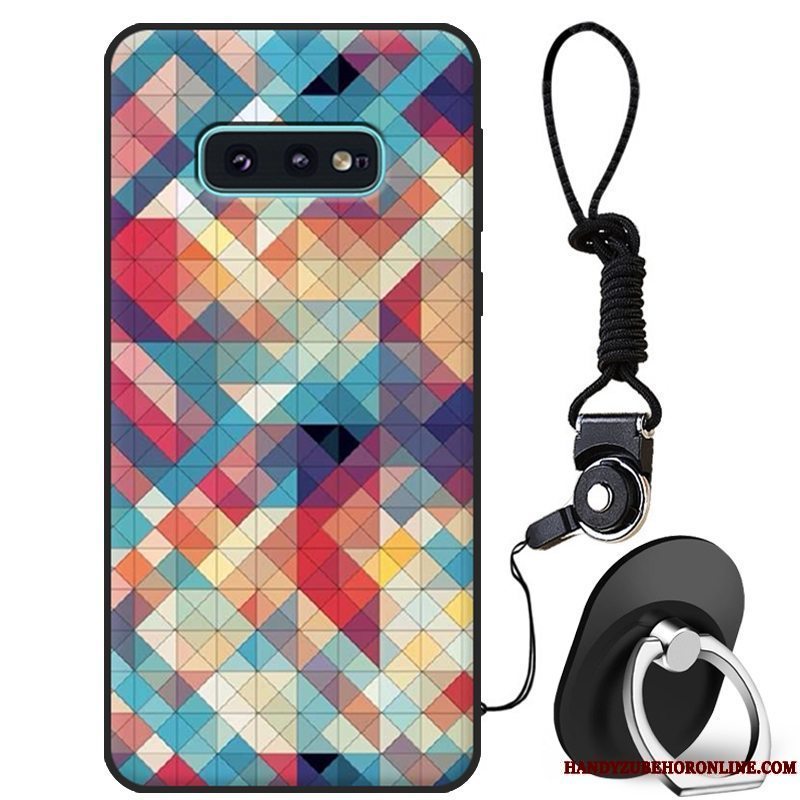 Etui Samsung Galaxy S10e Silikone Anti-fald Trendy, Cover Samsung Galaxy S10e Mode Ungdom Lyserød