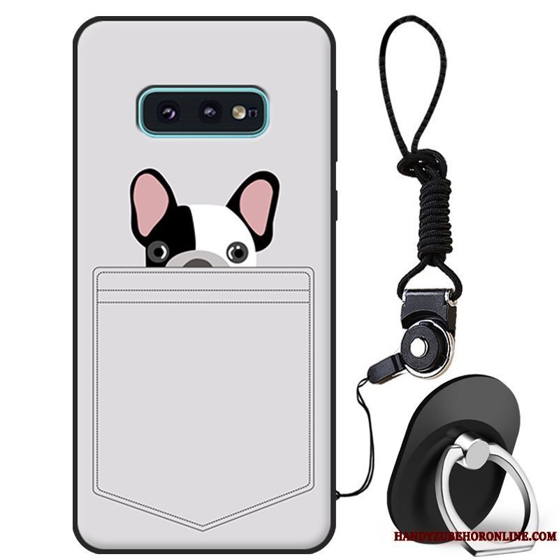 Etui Samsung Galaxy S10e Silikone Anti-fald Trendy, Cover Samsung Galaxy S10e Mode Ungdom Lyserød