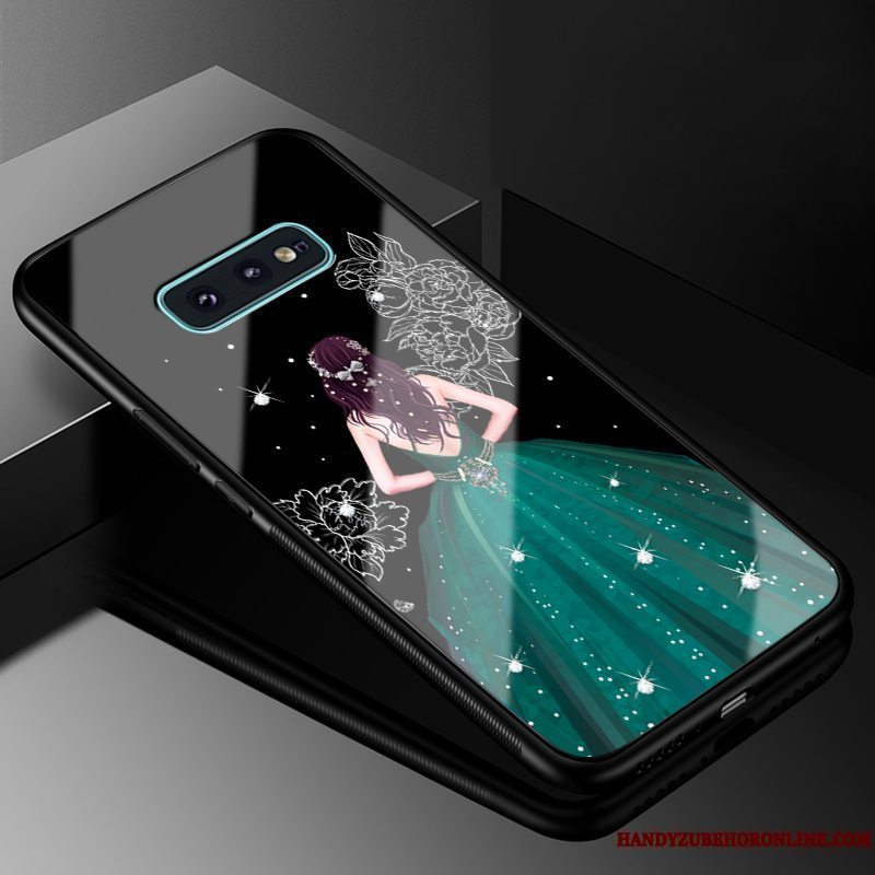 Etui Samsung Galaxy S10e Silikone Gaze Telefon, Cover Samsung Galaxy S10e Beskyttelse Hård Anti-fald