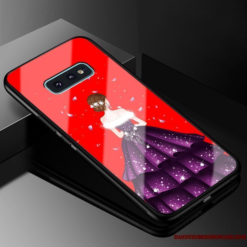 Etui Samsung Galaxy S10e Silikone Gaze Telefon, Cover Samsung Galaxy S10e Beskyttelse Hård Anti-fald