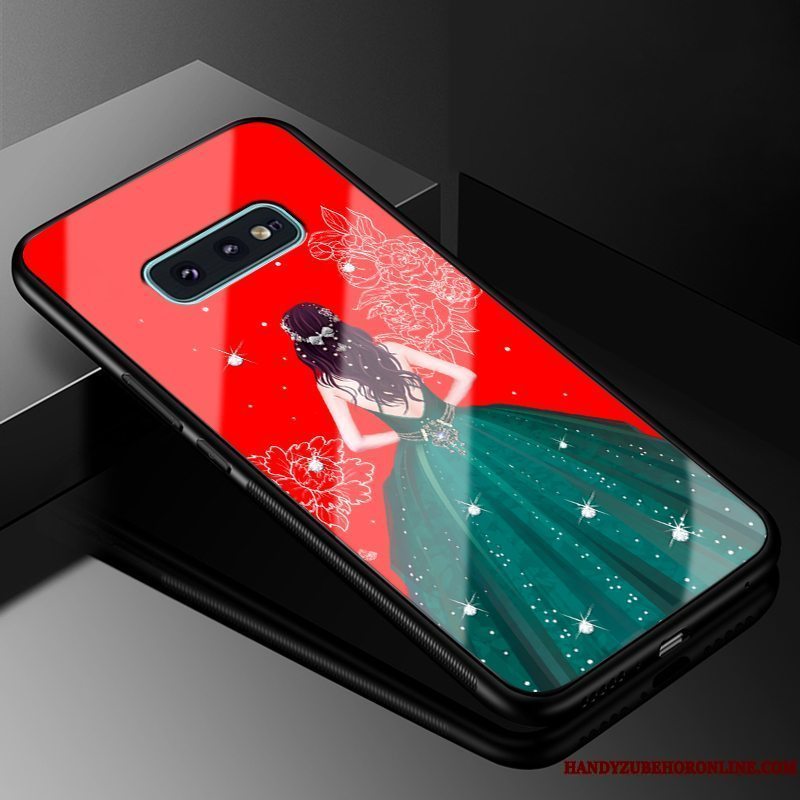 Etui Samsung Galaxy S10e Silikone Gaze Telefon, Cover Samsung Galaxy S10e Beskyttelse Hård Anti-fald