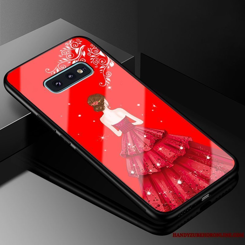 Etui Samsung Galaxy S10e Silikone Gaze Telefon, Cover Samsung Galaxy S10e Beskyttelse Hård Anti-fald