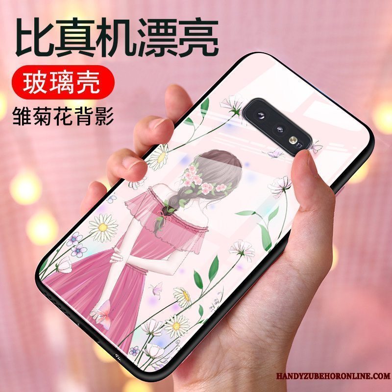 Etui Samsung Galaxy S10e Tasker Af Personlighed Smuk, Cover Samsung Galaxy S10e Beskyttelse Blå Glas