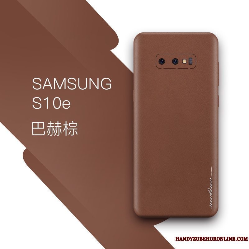 Etui Samsung Galaxy S10e Tasker Blå Telefon, Cover Samsung Galaxy S10e Kreativ Tynd