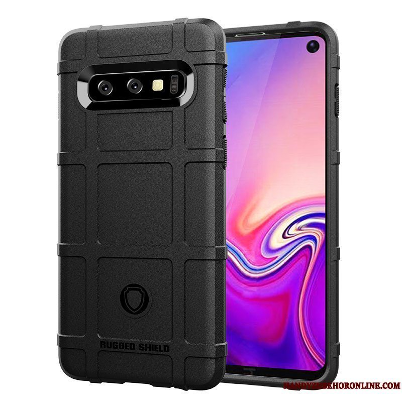 Etui Samsung Galaxy S10e Tasker Gasbag Grøn, Cover Samsung Galaxy S10e Blød Nubuck Tykke