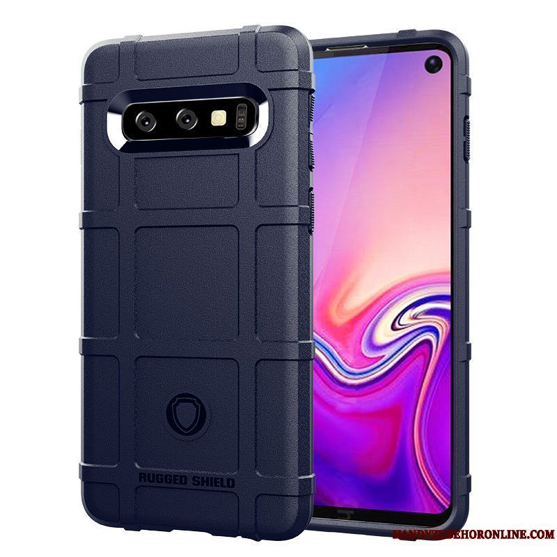 Etui Samsung Galaxy S10e Tasker Gasbag Grøn, Cover Samsung Galaxy S10e Blød Nubuck Tykke