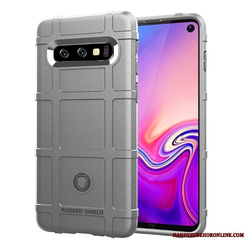 Etui Samsung Galaxy S10e Tasker Gasbag Grøn, Cover Samsung Galaxy S10e Blød Nubuck Tykke