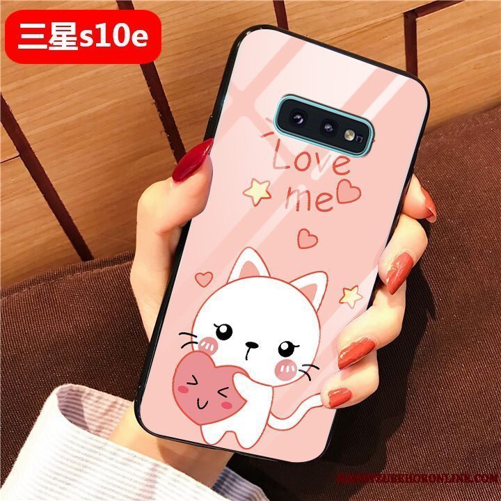 Etui Samsung Galaxy S10e Tasker Glas Kunst, Cover Samsung Galaxy S10e Silikone Hård Anti-fald