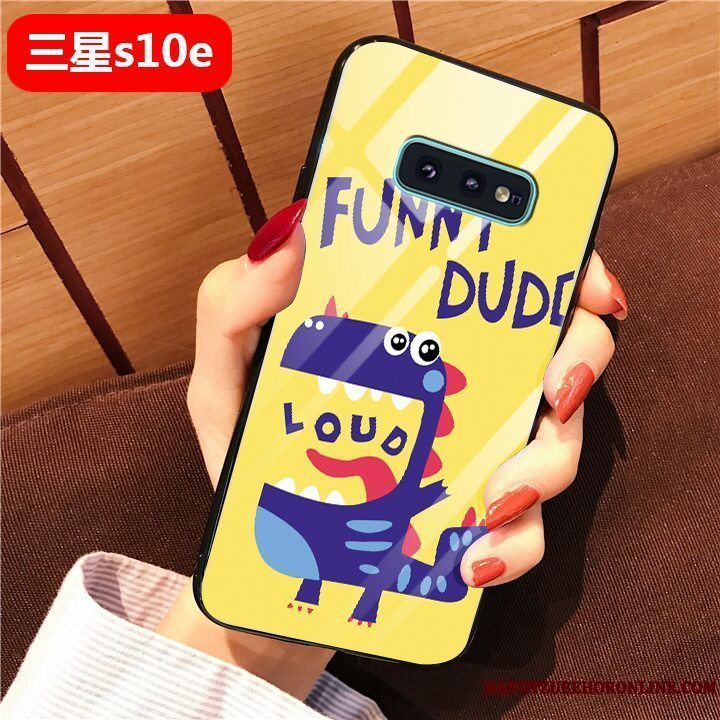 Etui Samsung Galaxy S10e Tasker Glas Kunst, Cover Samsung Galaxy S10e Silikone Hård Anti-fald