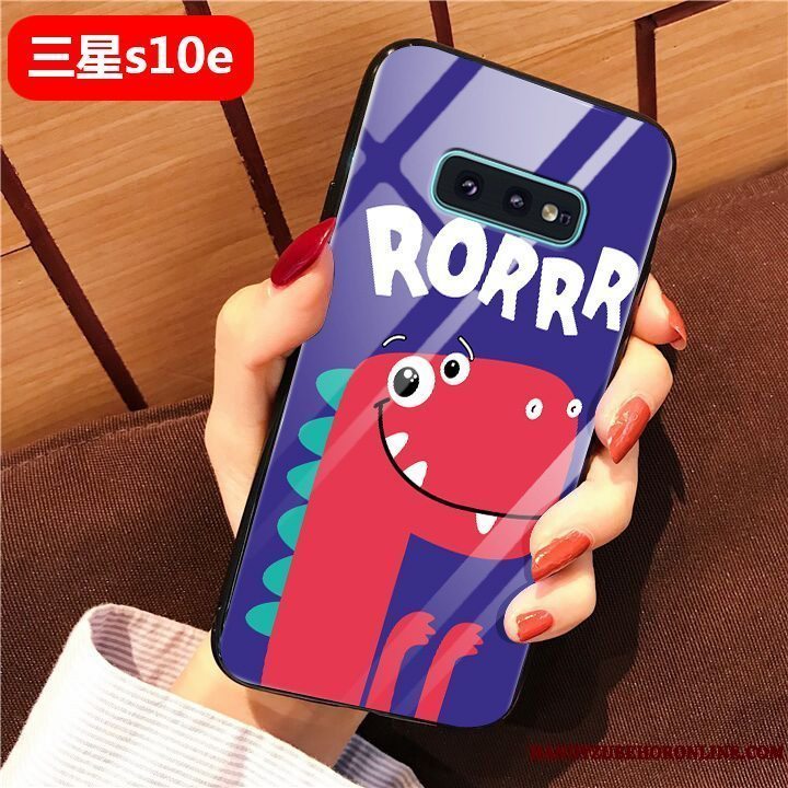 Etui Samsung Galaxy S10e Tasker Glas Kunst, Cover Samsung Galaxy S10e Silikone Hård Anti-fald