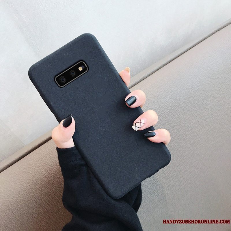 Etui Samsung Galaxy S10e Tasker Ny Anti-fald, Cover Samsung Galaxy S10e Beskyttelse Nubuck Simple