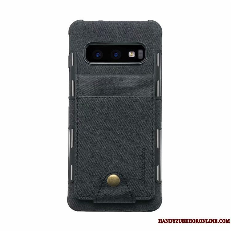 Etui Samsung Galaxy S10e Tasker Rød Telefon, Cover Samsung Galaxy S10e Læder Kort