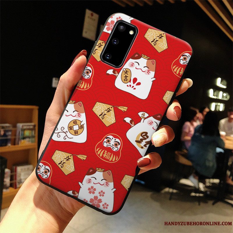 Etui Samsung Galaxy S20 Beskyttelse Telefonanti-fald, Cover Samsung Galaxy S20 Cartoon Wealth Kat