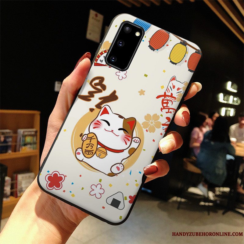 Etui Samsung Galaxy S20 Beskyttelse Telefonanti-fald, Cover Samsung Galaxy S20 Cartoon Wealth Kat