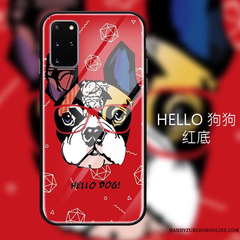 Etui Samsung Galaxy S20+ Blød Rød Glas, Cover Samsung Galaxy S20+ Cartoon Telefonsmuk