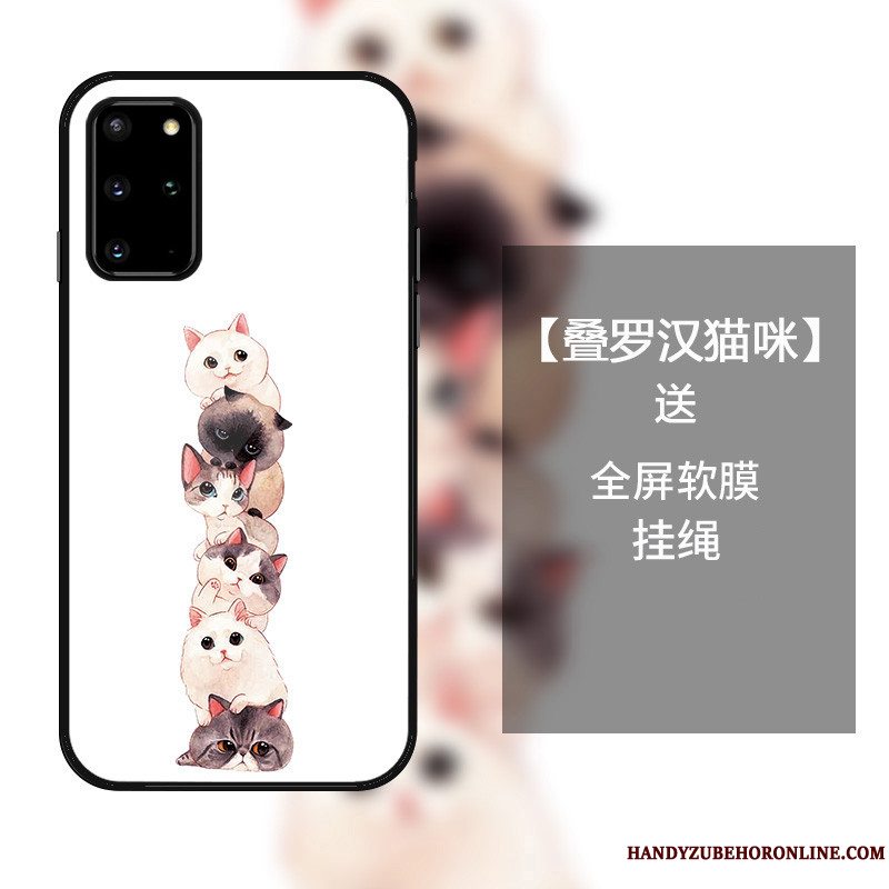 Etui Samsung Galaxy S20+ Blød Telefonanti-fald, Cover Samsung Galaxy S20+ Beskyttelse Hvid Smuk