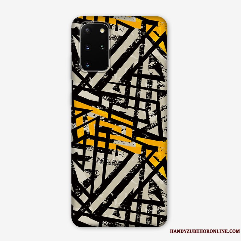 Etui Samsung Galaxy S20+ Tasker Anti-fald Farve, Cover Samsung Galaxy S20+ Kreativ Geometri Grøn