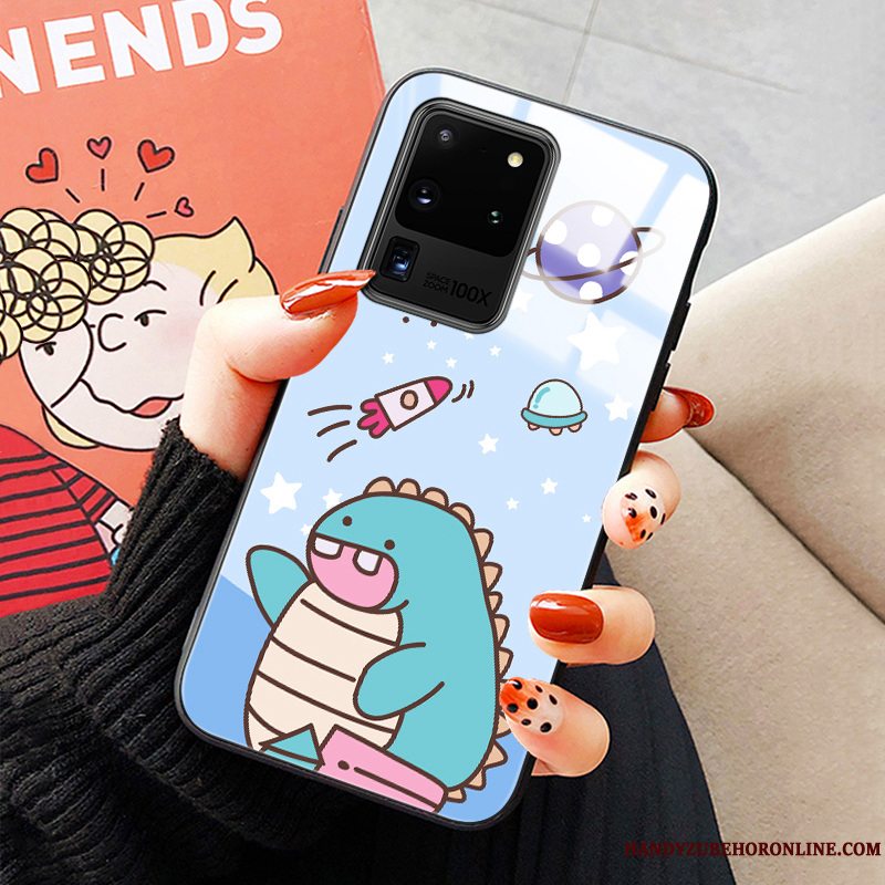 Etui Samsung Galaxy S20 Ultra Cartoon Glas Grøn, Cover Samsung Galaxy S20 Ultra Blød Telefonanti-fald