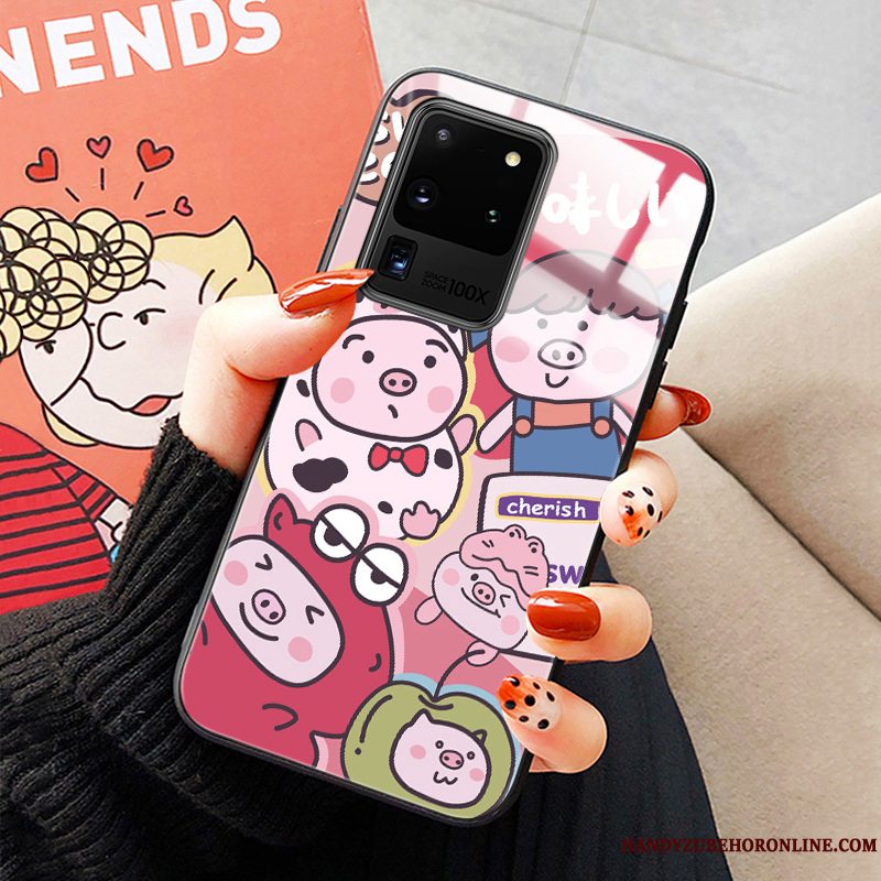 Etui Samsung Galaxy S20 Ultra Cartoon Glas Grøn, Cover Samsung Galaxy S20 Ultra Blød Telefonanti-fald