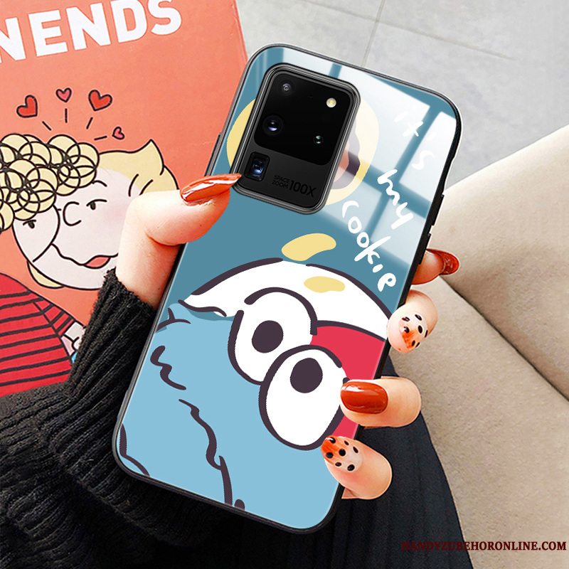 Etui Samsung Galaxy S20 Ultra Cartoon Glas Grøn, Cover Samsung Galaxy S20 Ultra Blød Telefonanti-fald