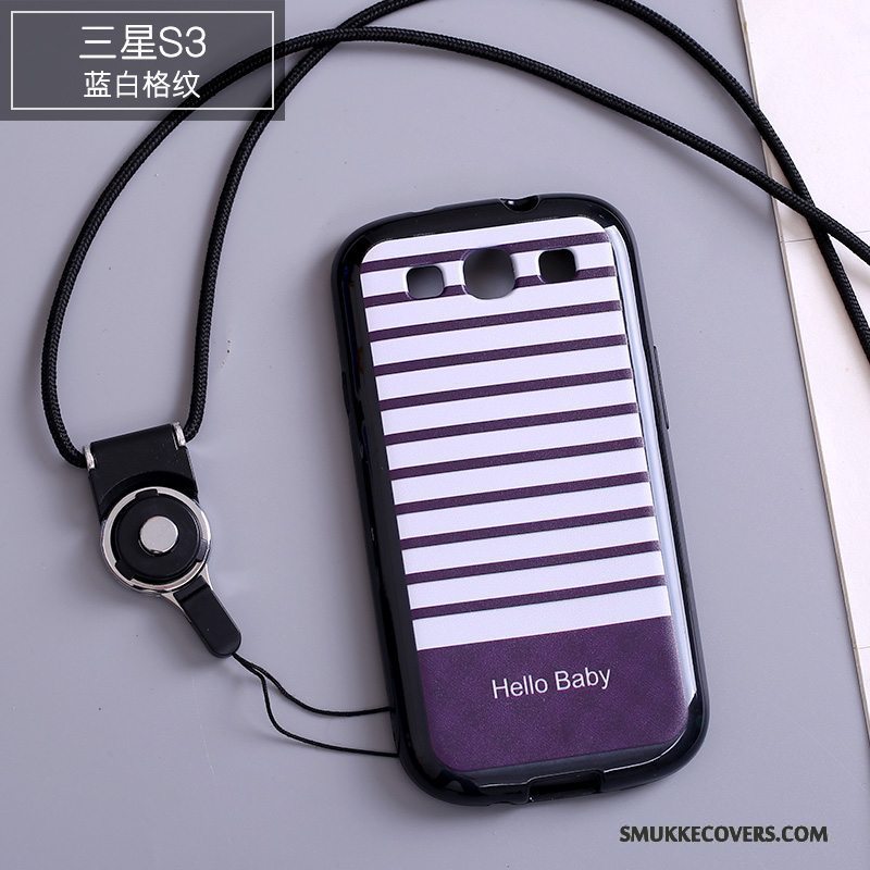 Etui Samsung Galaxy S3 Beskyttelse Telefonhængende Ornamenter, Cover Samsung Galaxy S3 Farve