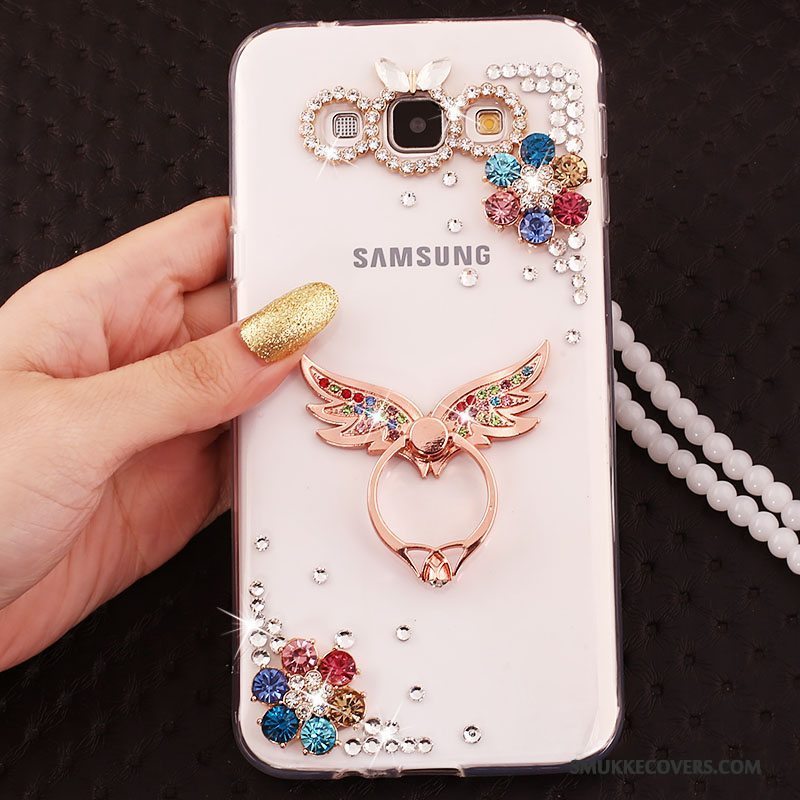 Etui Samsung Galaxy S3 Blød Telefonhængende Ornamenter, Cover Samsung Galaxy S3 Beskyttelse Lyserød