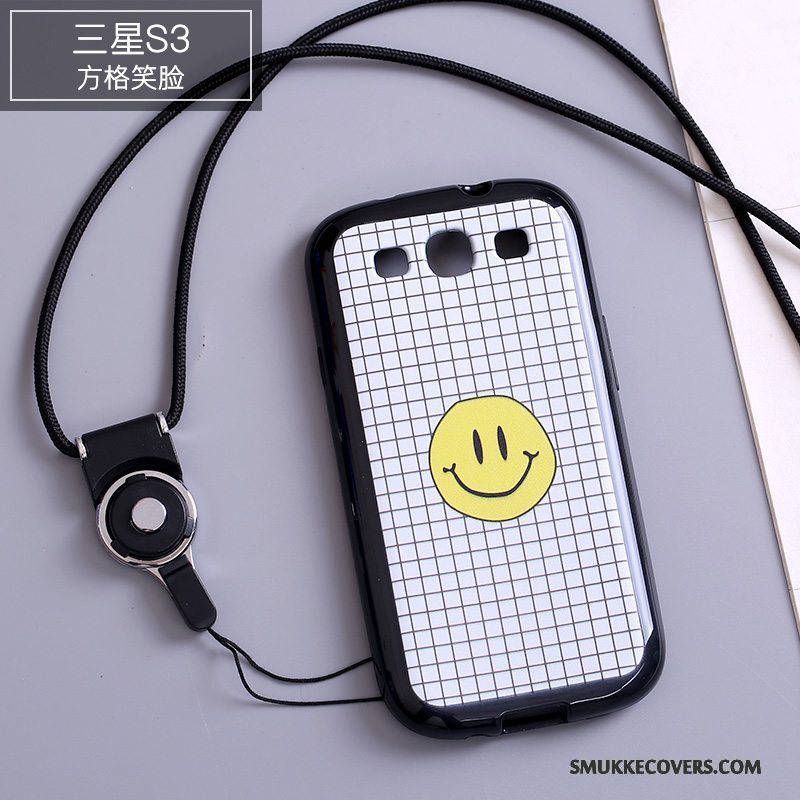 Etui Samsung Galaxy S3 Cartoon Telefonhængende Ornamenter, Cover Samsung Galaxy S3 Beskyttelse