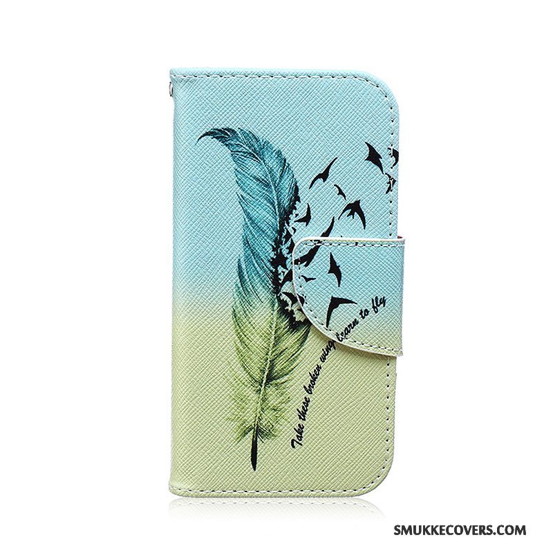 Etui Samsung Galaxy S3 Malet Hvid Telefon, Cover Samsung Galaxy S3 Folio