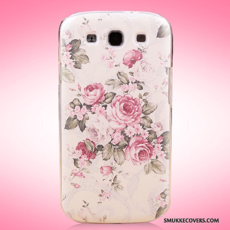 Etui Samsung Galaxy S3 Malet Lyserød Ny, Cover Samsung Galaxy S3 Beskyttelse Trend Telefon