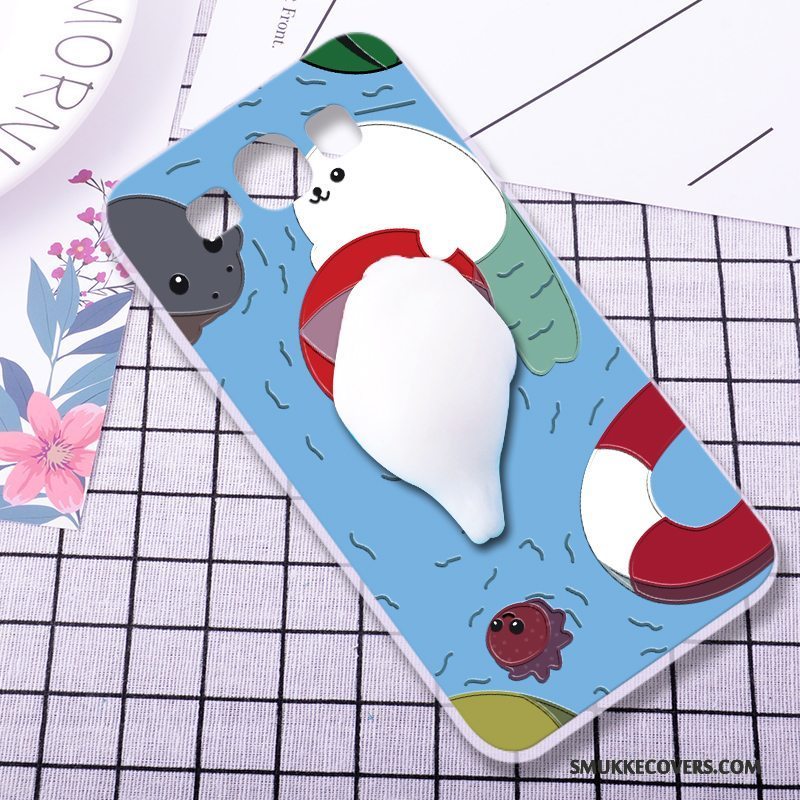 Etui Samsung Galaxy S3 Silikone Anti-fald Af Personlighed, Cover Samsung Galaxy S3 Cartoon Lilla Tredimensionale