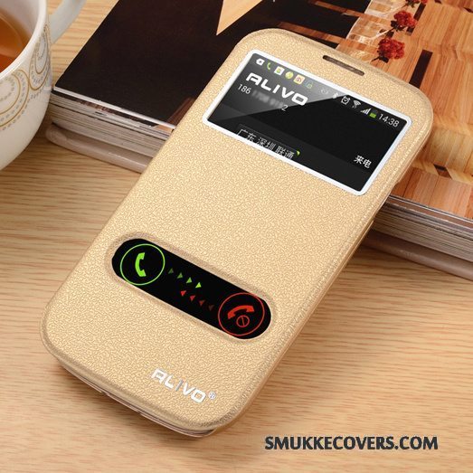 Etui Samsung Galaxy S3 Tasker Anti-fald Hvid, Cover Samsung Galaxy S3 Folio Telefon