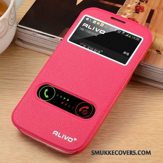 Etui Samsung Galaxy S3 Tasker Anti-fald Hvid, Cover Samsung Galaxy S3 Folio Telefon