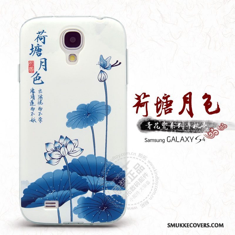 Etui Samsung Galaxy S4 Beskyttelse Cyan Telefon, Cover Samsung Galaxy S4 Ny Blå