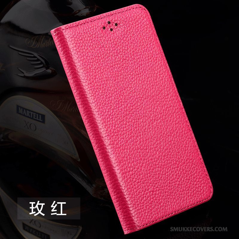 Etui Samsung Galaxy S4 Beskyttelse Rød Anti-fald, Cover Samsung Galaxy S4 Læder Telefon