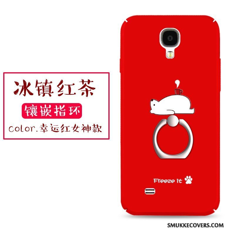 Etui Samsung Galaxy S4 Beskyttelse Trend Rød, Cover Samsung Galaxy S4 Tasker Nubuck Telefon
