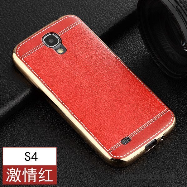 Etui Samsung Galaxy S4 Blød Anti-fald Brun, Cover Samsung Galaxy S4 Beskyttelse Telefon