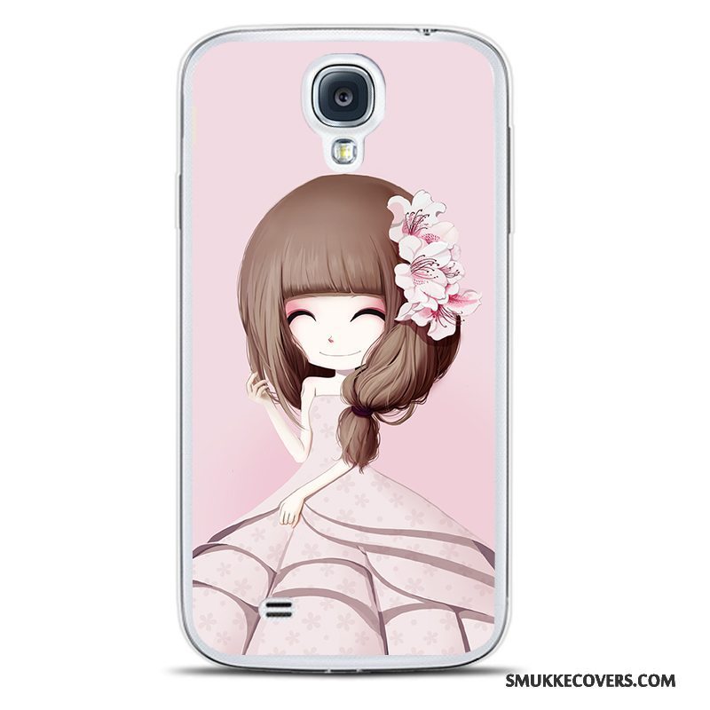 Etui Samsung Galaxy S4 Cartoon Lilla Trend, Cover Samsung Galaxy S4 Beskyttelse Telefondyb Farve