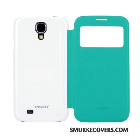 Etui Samsung Galaxy S4 Læder Anti-fald Bagdæksel, Cover Samsung Galaxy S4 Beskyttelse Trend Vinduer