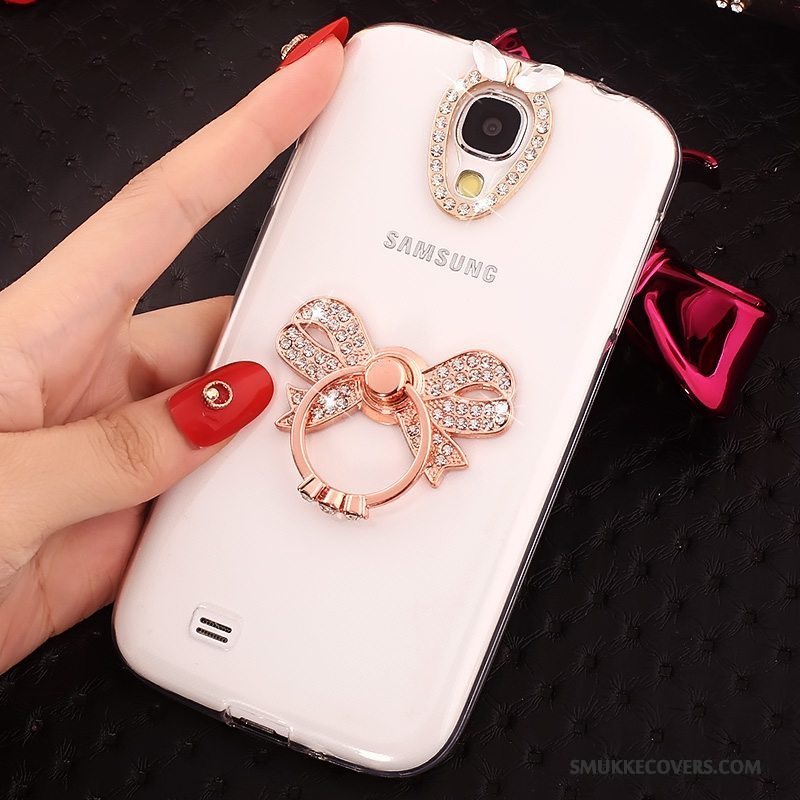 Etui Samsung Galaxy S4 Silikone Tynd Telefon, Cover Samsung Galaxy S4 Beskyttelse Anti-fald Ring