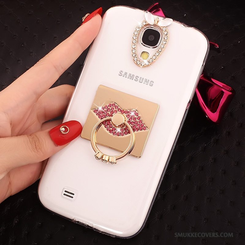Etui Samsung Galaxy S4 Silikone Tynd Telefon, Cover Samsung Galaxy S4 Beskyttelse Anti-fald Ring