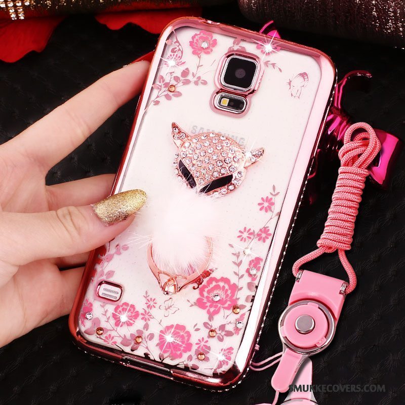 Etui Samsung Galaxy S4 Strass Lyserød Telefon, Cover Samsung Galaxy S4 Beskyttelse