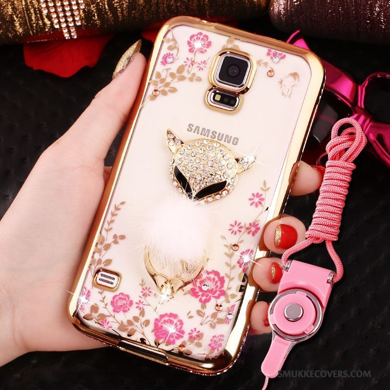 Etui Samsung Galaxy S4 Strass Lyserød Telefon, Cover Samsung Galaxy S4 Beskyttelse