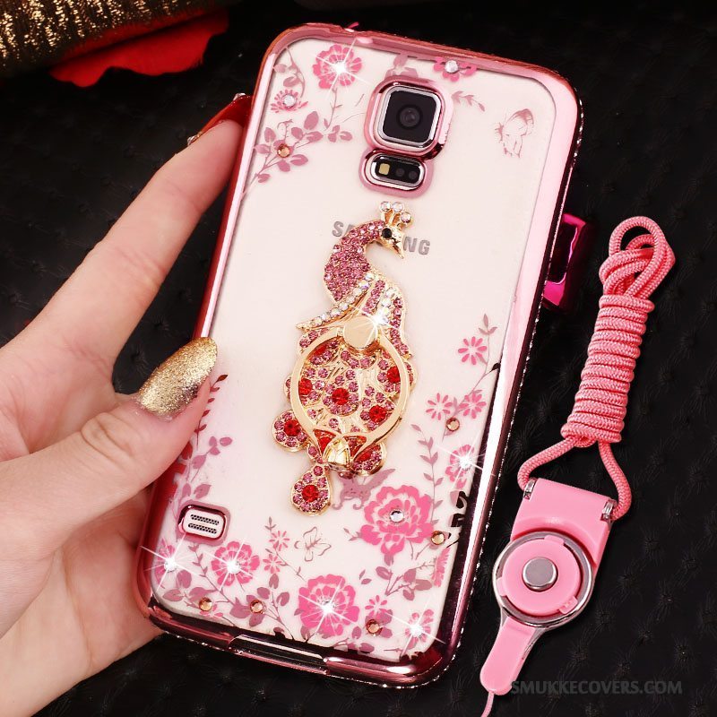 Etui Samsung Galaxy S4 Strass Lyserød Telefon, Cover Samsung Galaxy S4 Beskyttelse